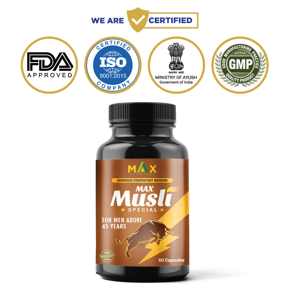 Max Musli Special ( for 45+ Men ) - Combo for Stamina